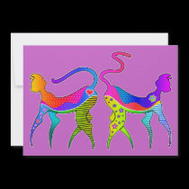 KITTY CAT KATZ PARTY INVITATION invitations