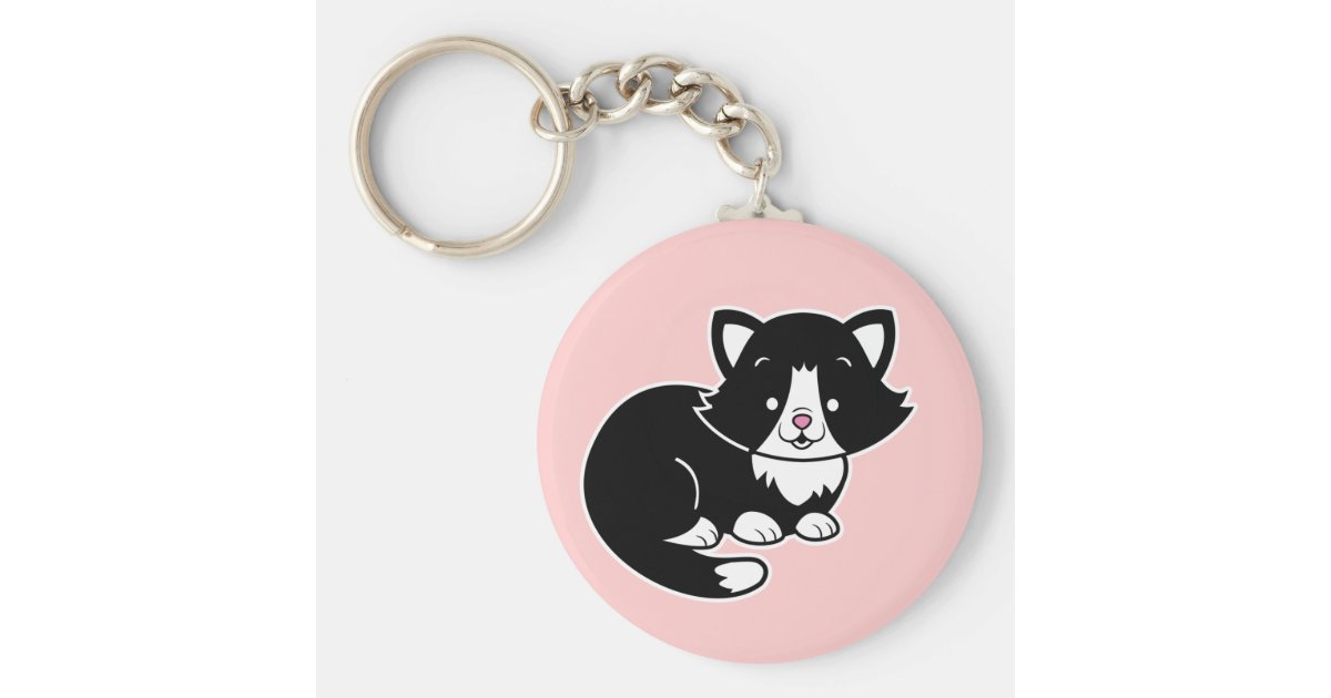 Kitty Cat keychain Zazzle