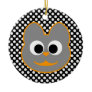 Kitty Cat orange - Gray Ornaments