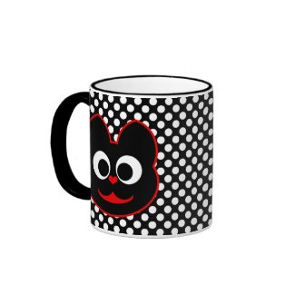 Kitty Cat Red Coffee Mug