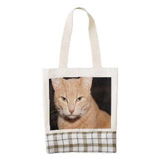 Kitty Cat Smile Zazzle HEART Tote Bag