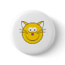 Kitty Cat  Smiley Face Button