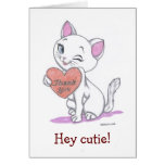 Kitty Cat Thank You Card