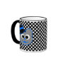 Kitty Cat Top Hat Blue - Gray Coffee Mug