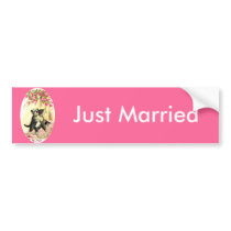Kitty Cat Wedding Bumper Stickers