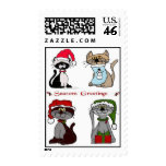 Kitty Cats Christmas Stamp