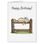 Kitty Cats · Kitty on Fence Card