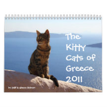 Kitty Cats of Greece Wall Calendar