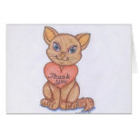 Kitty CatThank You Greeting Cards