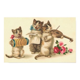 Kitty Chorus Print print