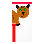 Kitty Designed Book Mark Photo Card Template