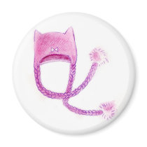 Kitty Ears Hat Magnet