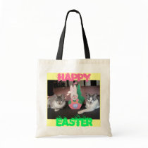 Kitty Easter Tote Tote Bag