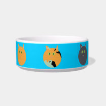 Kitty Faces bowl pet bowls