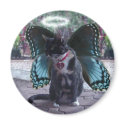 Kitty Fairy Angel Kelly Magnet by daedreem Kitty Fairy Angel Kelly Magnet