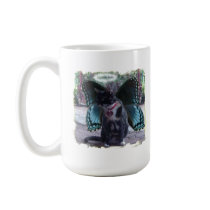 Kitty Fairy Angel Kelly Mug by daedreem Kitty Fairy Angel Kelly Mug