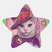 Kitty Fairy Godmother Star Sticker