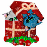 Kitty Gift Brooch Cut Outs