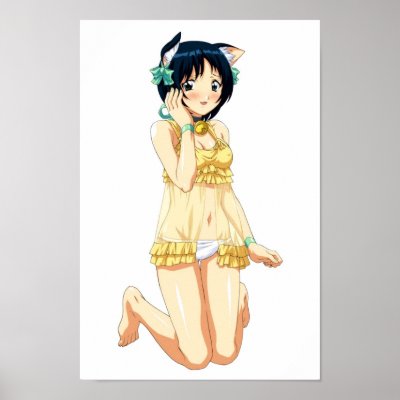 Kitty Girl Posters by nekotaku