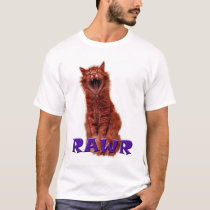 Kitty Goes Rawr!!! t-shirts by lydian Kitty Goes Rawr!!! t-shirts