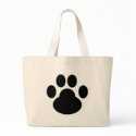 Kitty Gogo Pawprint Bag by jennifermichael Kitty Gogo Pawprint Bag