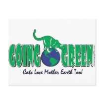 KITTY-GOING-GREEN postcards