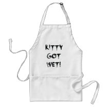 Kitty Got Wet! Apron