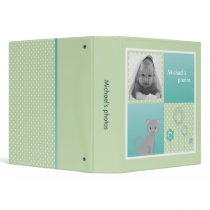 Kitty - green binder binders
