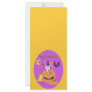 Kitty Halloween Oval Personalized Rack Card
