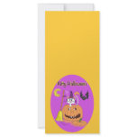 Kitty Halloween Oval rack cards