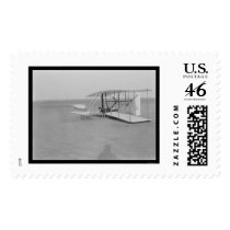 Kitty Hawk Airplane Failure 1903 postage by lc_vintagephotos Kitty Hawk Airplane Failure 1903 postage
