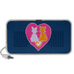Kitty Hearts Laptop Speakers