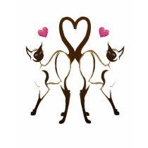 Kitty Hearts T-Shirt by Lotacats Kitty Hearts T-Shirt