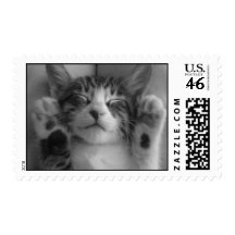 Kitty High Five Postage Stamps