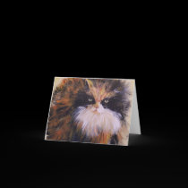 "Kitty" Horizonal Notecard