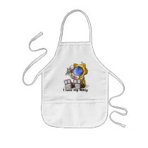 kitty, I love my Kitty aprons