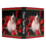 Kitty in Roses Binder