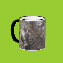 Kitty in Stump Hot Cocoa Mug mugs