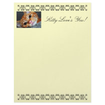 Kitty Kat Letterhead Template