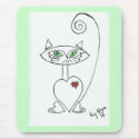 kitty kat Mouse Mat mousepads