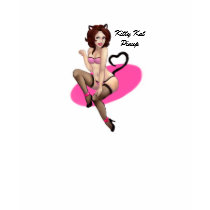 Kitty Kat Pinup Logo t-shirts