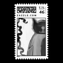 Kitty Kat Postage Stamp