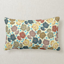 Kitty Kats Lumbar Pillow
