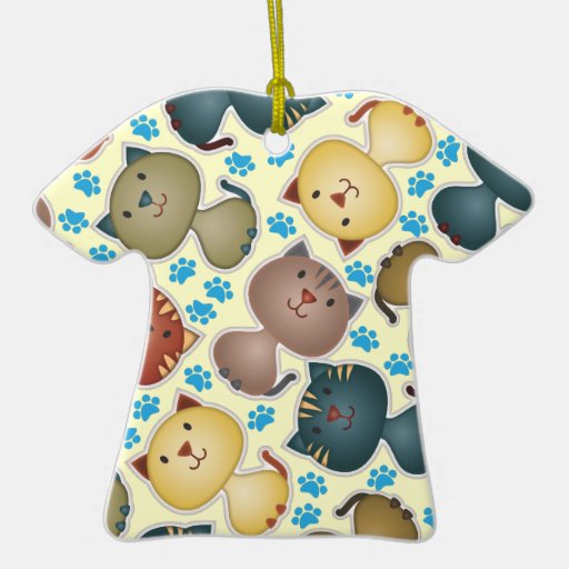 Kitty Kats Tshirt Ornament
