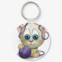 Kitty keychains by smileycentral Kitty keychains