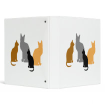 Kitty Kids Vinyl Binders