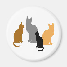 Kitty Kids Refrigerator Magnet
