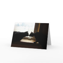 Kitty Kiss Note card