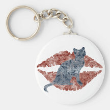 Kitty Kisses Keychain