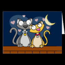 Kitty Love Greeting Card cards